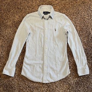 Ralph Lauren Women’s Striped Knit Oxford, size Small petite